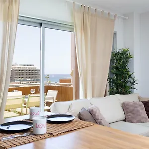  Apartment Sea View In With Pool & Private Parking Space Spanien